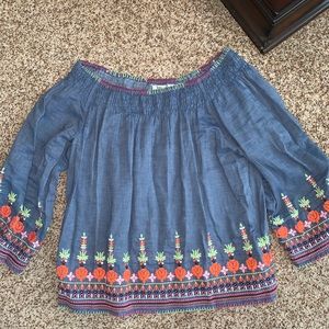 Off the shoulder top